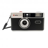 Camera Compacta, AgfaPhoto pentru film 35mm (135) + Lampa, Negru