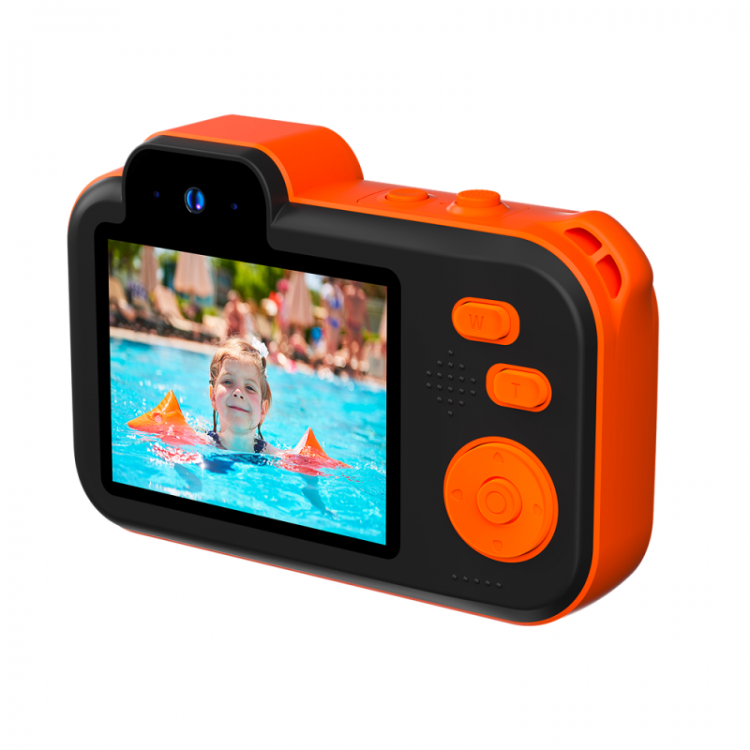 Aparat foto subacvatic pentru copii AgfaPhoto Realikids Cam Waterproof 2, Negru