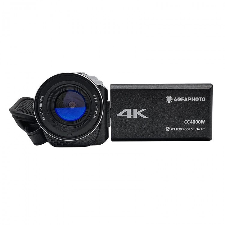 AGFAPHOTO CC4000W Video 4K 56MP Aparat foto digital 3'' 18x ZOOM Rezistent la apa 5m