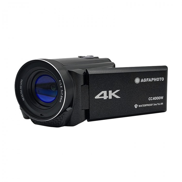 AGFAPHOTO CC4000W Video 4K 56MP Aparat foto digital 3'' 18x ZOOM Rezistent la apa 5m
