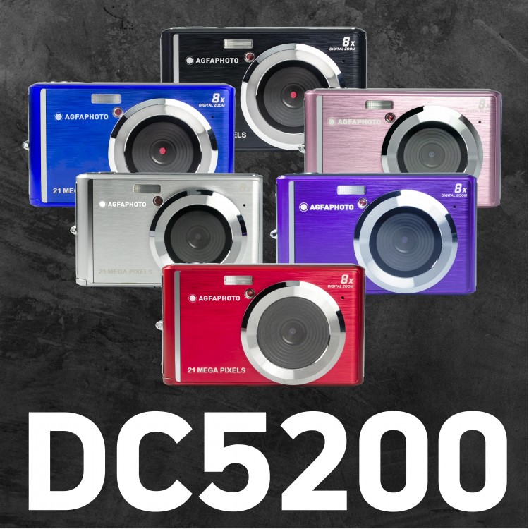 Camera digitala DC5200 argint 21MP HD 720p AgfaPhoto