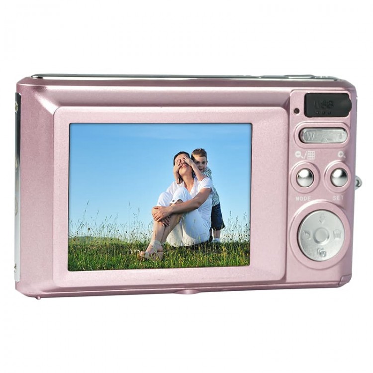 Pachet Camera foto AgfaPhoto DC5500 24MP HD 720p si card 32 GB, ROZ