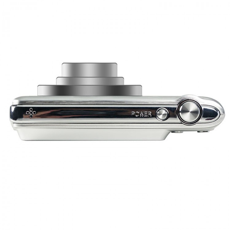 Aparat foto digital AgfaPhoto DC8200 21MP, include card SD 16 GB si husa, Argintiu