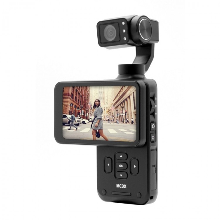 Camera vlogging Agfa Realimove MC3X, Gimbal 4K, Stabilizare pe 3 axe
