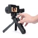Kit Vlogging Agfaphoto Realishot VLG4K-DIGS, Camera 4K, zoom digital 16X, include obiectiv wide-angle, trepied cu baterie externa, telecomanda, microfon, Negru