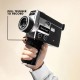Camera Video Digitala Retro Camp Snap CS-8, 2.7K, Stil Super 8, Fara Ecran, 5 Filtre Vintage, Zoom Digital 8x, USB-C, Negru