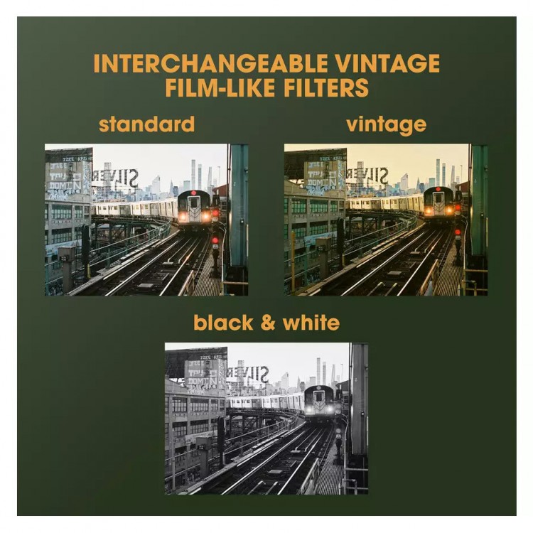 Aparat Foto Digitala Retro Camp Snap CS-V105, 8 MP, Negru