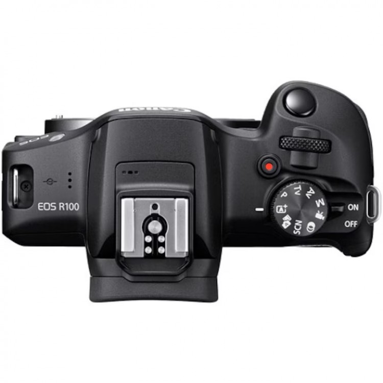 Aparat foto Mirrorless Canon EOS R100 + RF-S 18-45mm f/4.5-6.3 IS STM