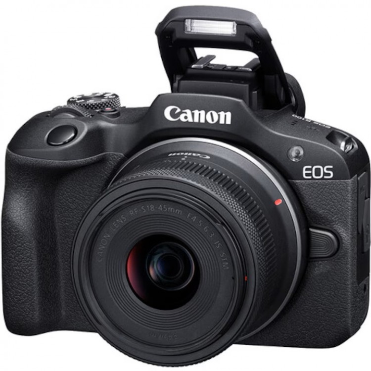 Aparat foto Mirrorless Canon EOS R100 + RF-S 18-45mm f/4.5-6.3 IS STM