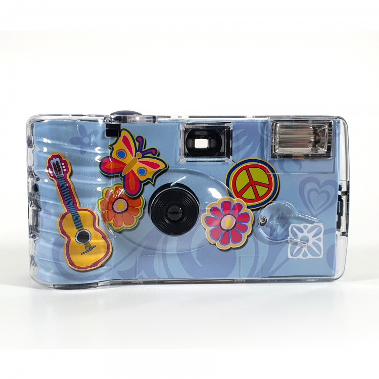 Aparat Foto Single Use Flower Power, ISO 400, 27 cadre, Blit