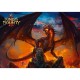 Puzzle premium King's Bounty II: Dragon, Good Loot, 1000 piese, 68 x 48 cm, include poster si geanta