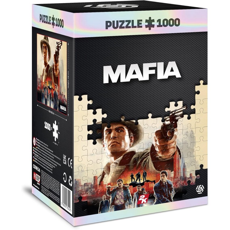 Puzzle premium Mafia: Vito Scaletta, Good Loot, 1000 de piese, 68 x 48 cm, include poster si geanta
