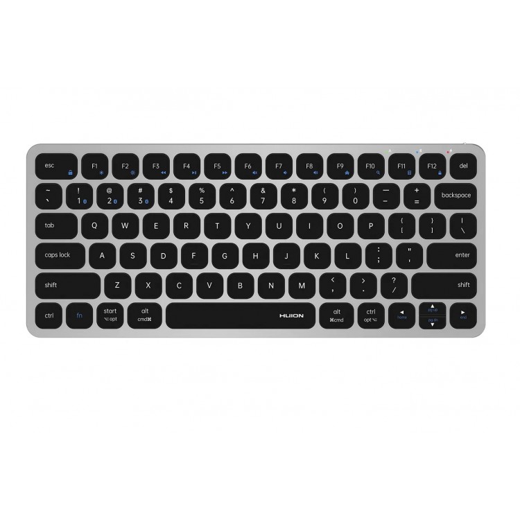 Tastatura Wireless slim Huion Bluetooth 5.1, Multi Device, Scissor Switch Keys, aliaj de aluminiu
