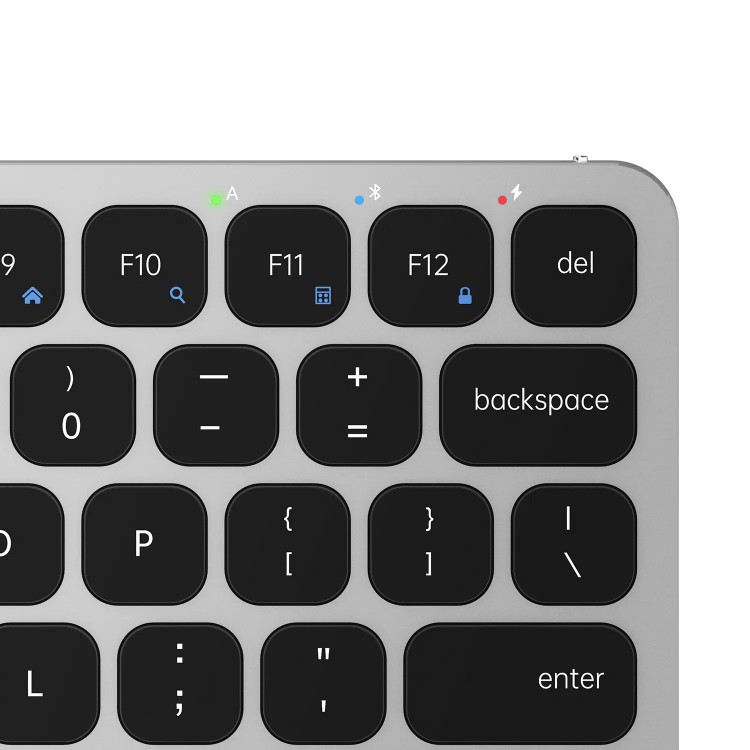 Tastatura Wireless slim Huion Bluetooth 5.1, Multi Device, Scissor Switch Keys, aliaj de aluminiu