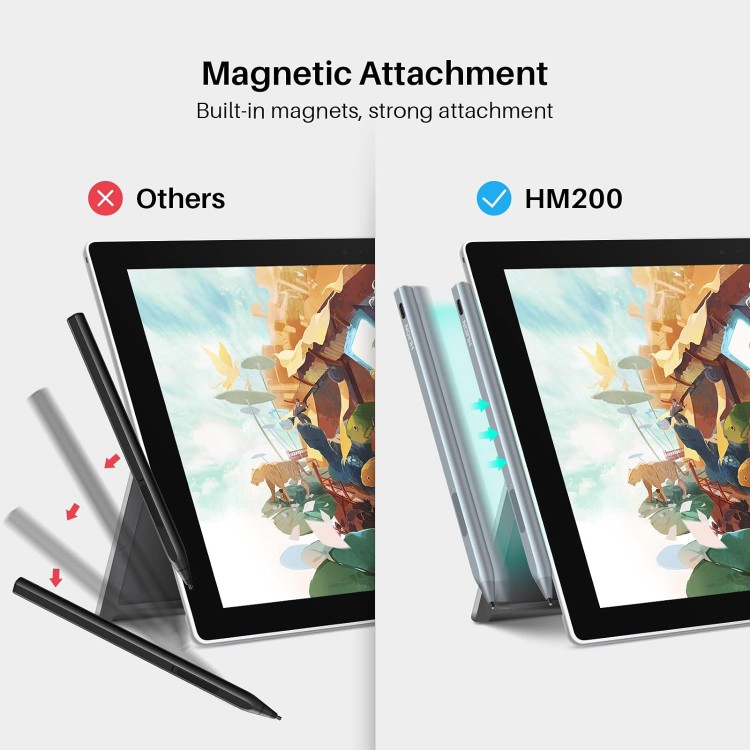 Stilou digital Huion Active Capacitive Stylus HM200 pentru tablete