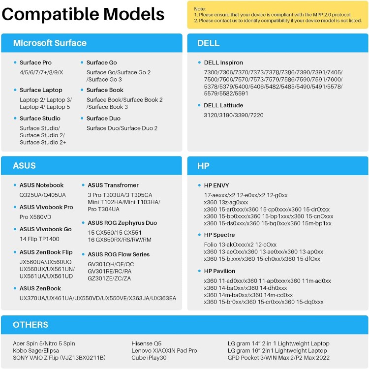 Stilou digital Huion Active Capacitive Stylus HM200 pentru tablete