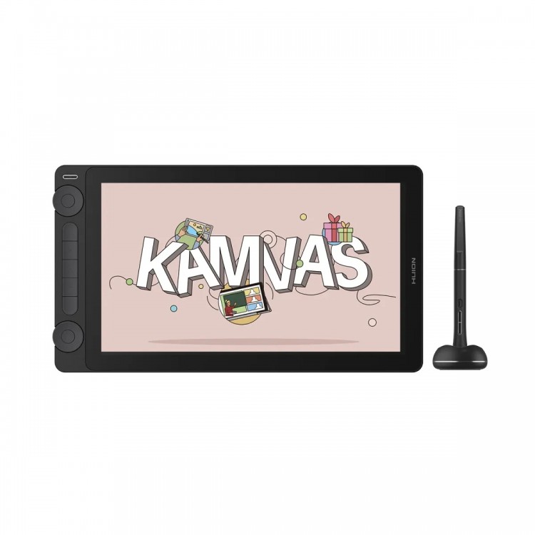 Tableta grafica Huion Kamvas 13 GEN 3 GS1333, cu Display, Presiune 16384, 5080lpi, Negru