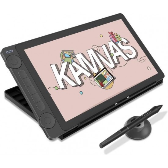 Tableta grafica Huion Kamvas 13 GEN 3 GS1333, cu Display, Presiune 16384, 5080lpi, Negru
