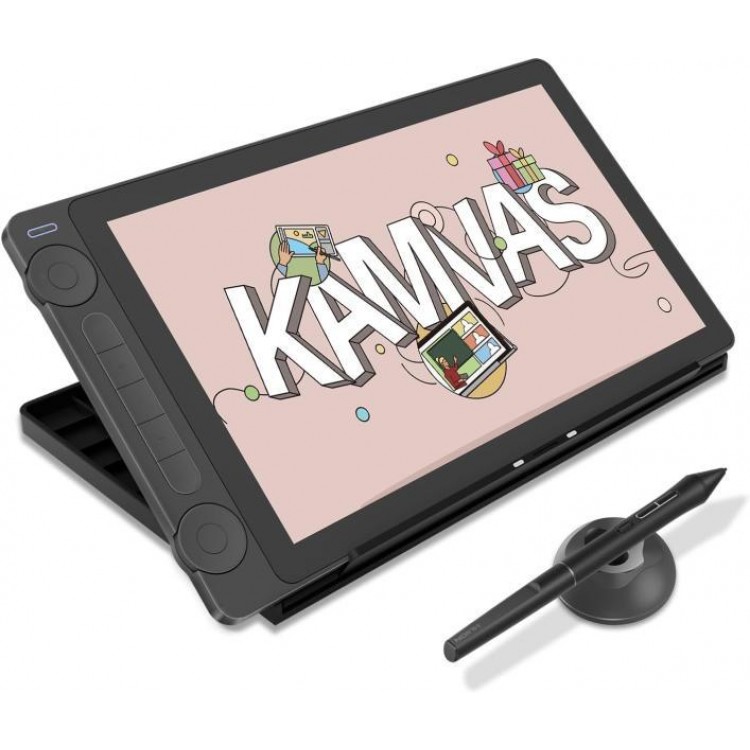 Tableta grafica Huion Kamvas 13 GEN 3 GS1333, cu Display, Presiune 16384, 5080lpi, Negru
