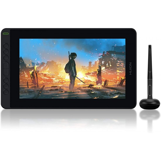 Tableta grafica Huion Kamvas 12, 11.6" FHD, 8192 niveluri presiune, include Manusa, 10 varfuri de rezerva