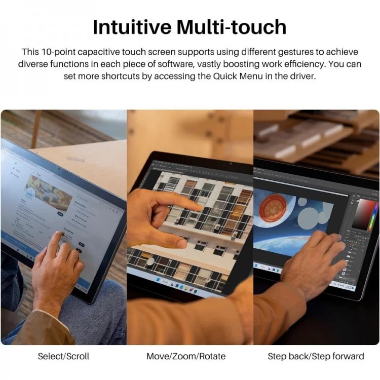 Pen computer all-in-one Huion Kamvas Studio 16 KS1601, 15,8 inci cu ecran tactil QHD 2.5K, 100% Adobe RGB, Windows 11 Pro, Intel Core i7, 16G RAM + 512G SSD