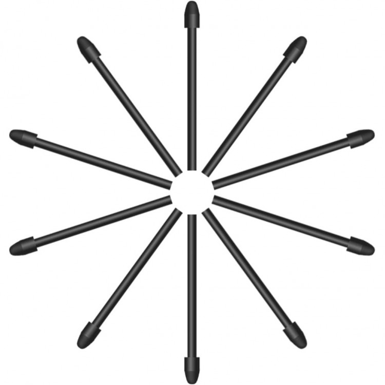 Set 10 Varfuri Stilou digital Huion PT01 compatibile cu HS200 pentru Kamvas Slate 10