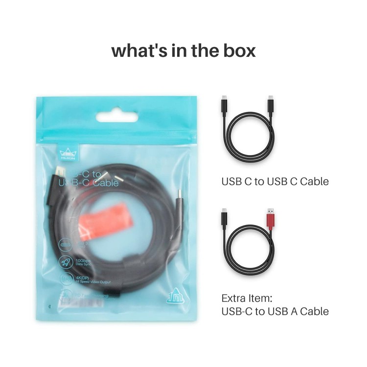 Cablu USB-C Huion UC06, USB3.1 GEN2, 10 Gbps, compatibil cu tablete grafice Huion