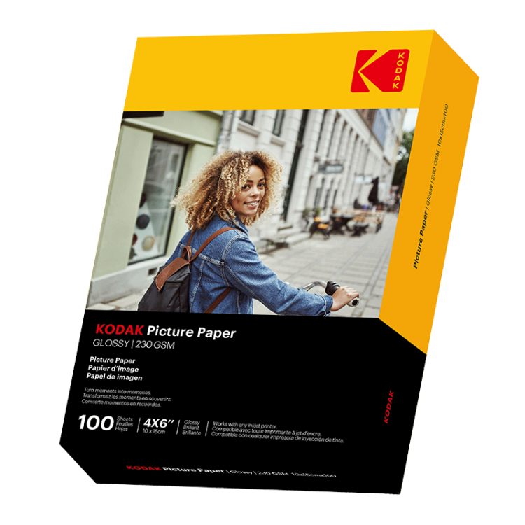 Hartie foto Kodak Glossy 230g/ m&sup2;, 10x15cm, 100 BUC