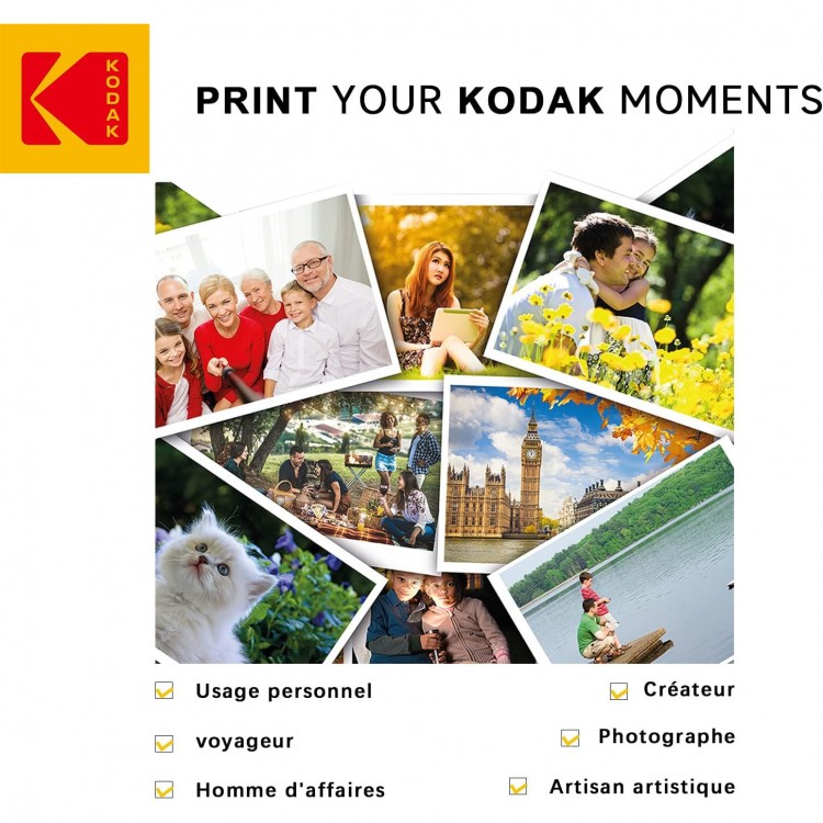 Hartie foto Kodak Glossy 230g/ m&sup2;, 10x15cm, 100 BUC