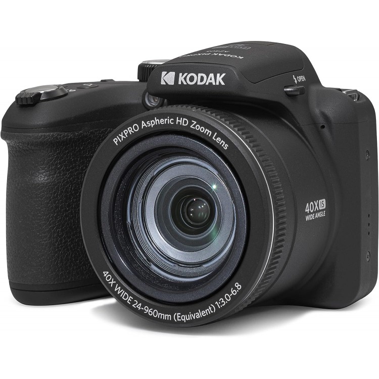 Aparat Foto Kodak PixPro AZ405, 20 MP, Zoom 40X, Full HD – 1080p, Negru