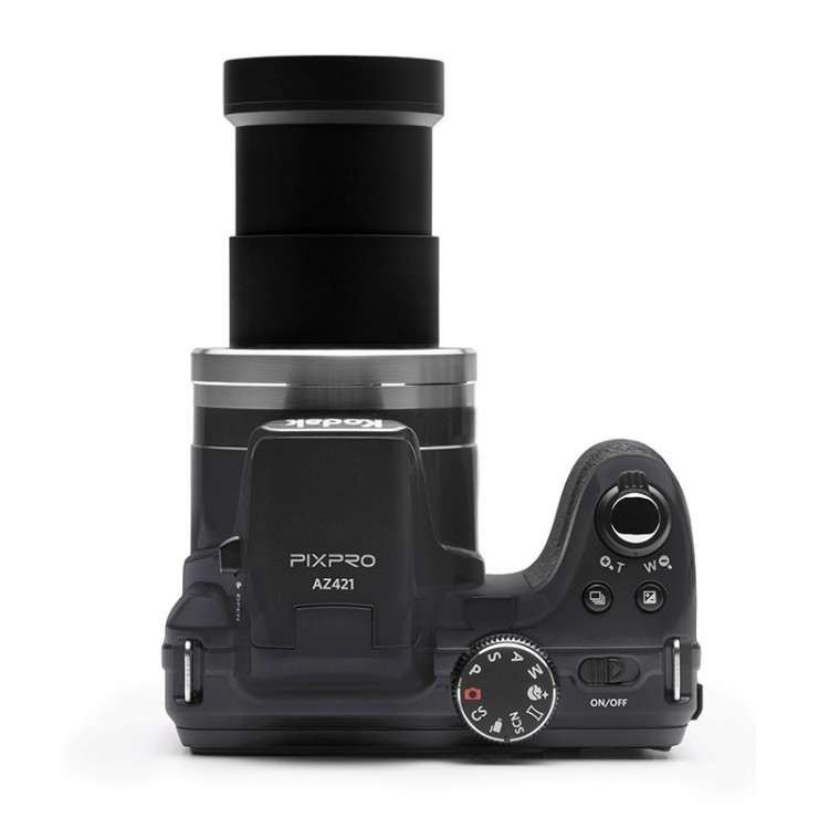 Aparat Foto Kodak PixPro AZ421, 16 MP, Zoom 42X, Include 2 acumulatori si geanta, Negru