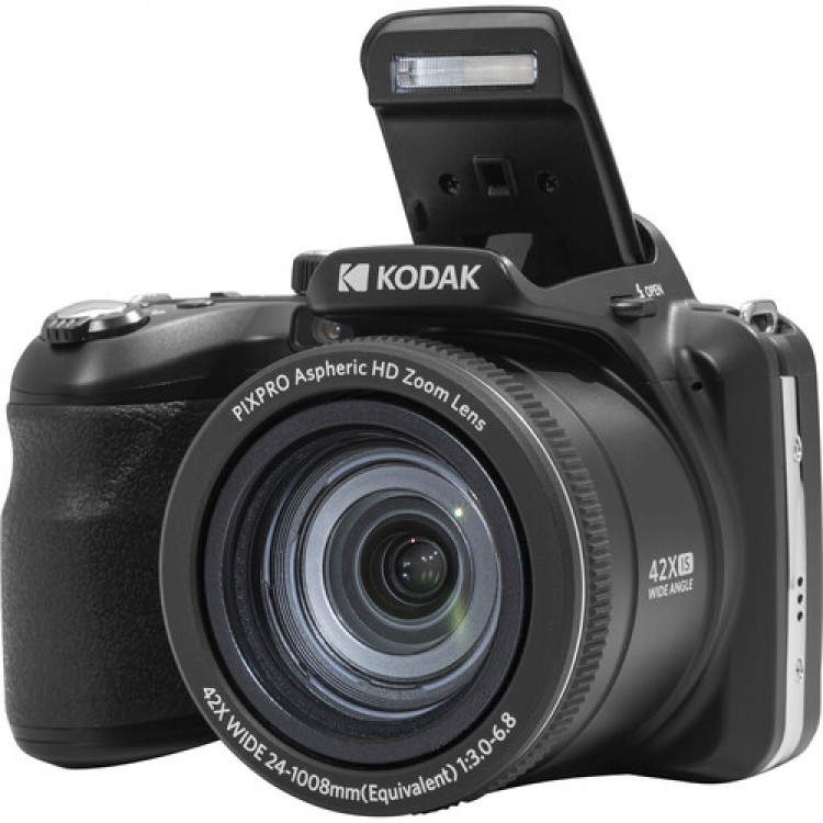 Aparat Foto Kodak PixPro AZ426 Special Edition Peter Hadley, 20 MP, Zoom 42X, Full HD – 1080p, include acumulator suplimentar, geanta foto Pixpro, card 32GB