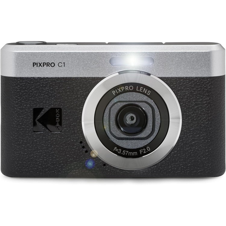 Aparat Foto Kodak PixPro C1, 13 MP, Zoom 4X, Vlogging, Full HD, Negru