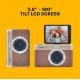 Pachet Aparat Foto KODAK PIXPRO C1 Retro Vlogging Camera – Full HD Flip Screen, 13MP, 4x Zoom, Maro, include card 16GB Kodak si cititor carduri