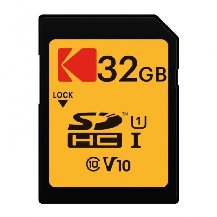 Card de memorie Kodak Premium Performance SDHC 32 GB, UHS-I V10 U1 Clasa 10