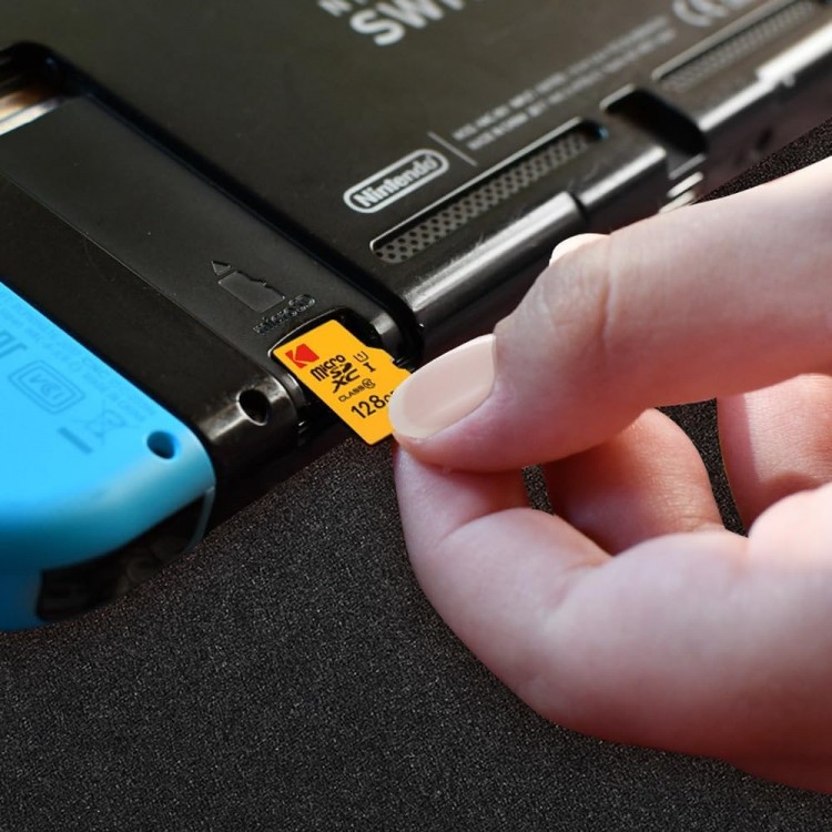 Card de memorie Kodak Premium Performance microSD 128 GB, UHS-I V10 U1 Clasa 10, include adaptor SD