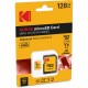 Card de memorie Kodak Premium Performance microSD 128 GB, UHS-I V10 U1 Clasa 10, include adaptor SD