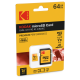 Card de memorie Kodak Premium Performance microSD 64 GB, UHS-I V10 U1 Clasa 10, include adaptor SD