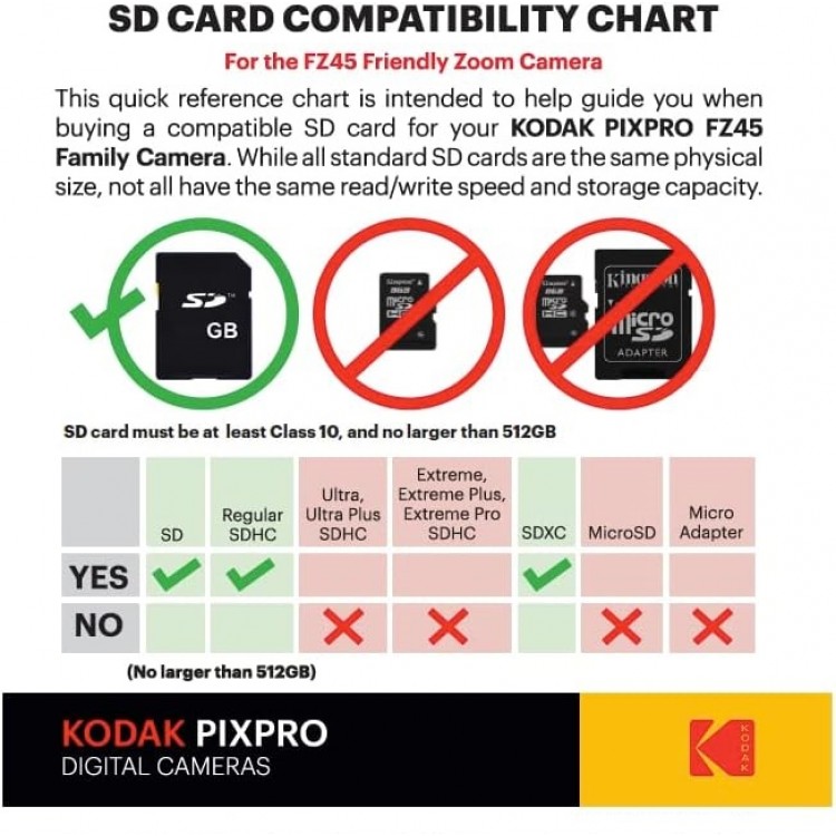 Aparat Foto Kodak PixPro FZ45, 16 MP, Zoom 4X, Vlogging, Full HD – 1080p, Rosu