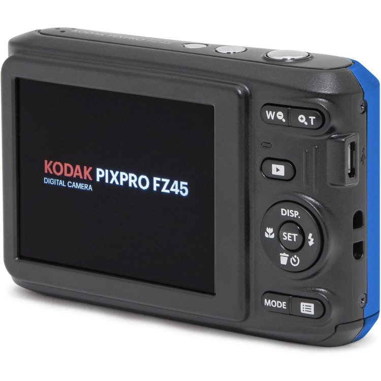 Aparat Foto Kodak PixPro FZ45, 16 MP, Zoom 4X, Vlogging, Full HD – 1080p, Albastru