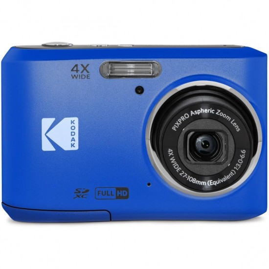 Aparat Foto Kodak PixPro FZ45, 16 MP, Zoom 4X, Vlogging, Full HD – 1080p, Albastru