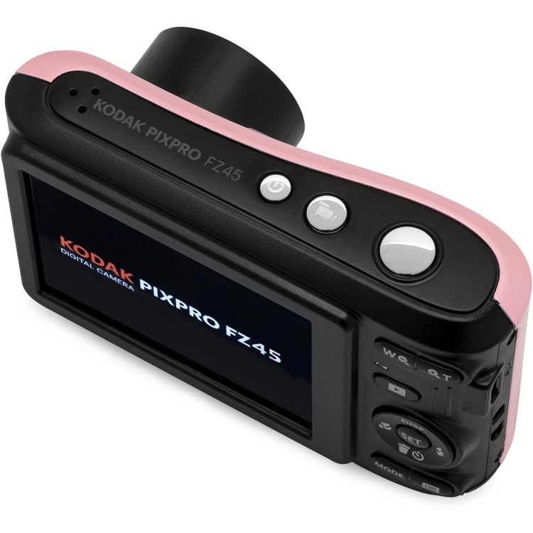 Aparat Foto Kodak PixPro FZ45, 16 MP, Zoom 4X, Vlogging, Full HD – 1080p, Roz