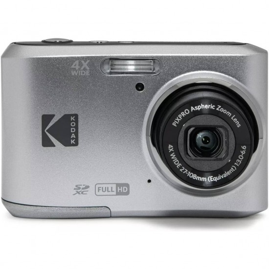 Aparat Foto Kodak PixPro FZ45, 16 MP, Zoom 4X, Vlogging, Full HD – 1080p, Silver