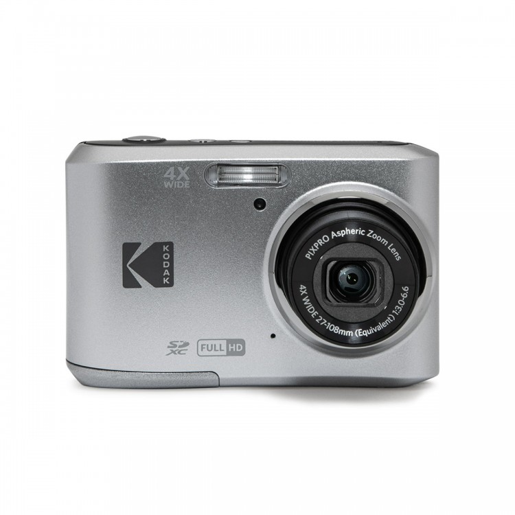 Aparat Foto Kodak PixPro FZ45, 16 MP, Zoom 4X, Vlogging, Full HD – 1080p, Silver