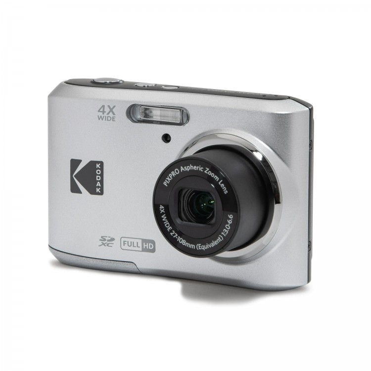 Aparat Foto Kodak PixPro FZ45, 16 MP, Zoom 4X, Vlogging, Full HD – 1080p, Silver