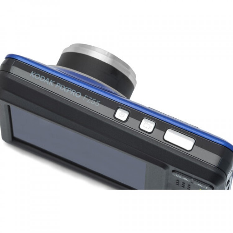 Aparat Foto Kodak PixPro FZ55, 16 MP, Zoom 5X, Vlogging, Full HD – 1080p, Albastru