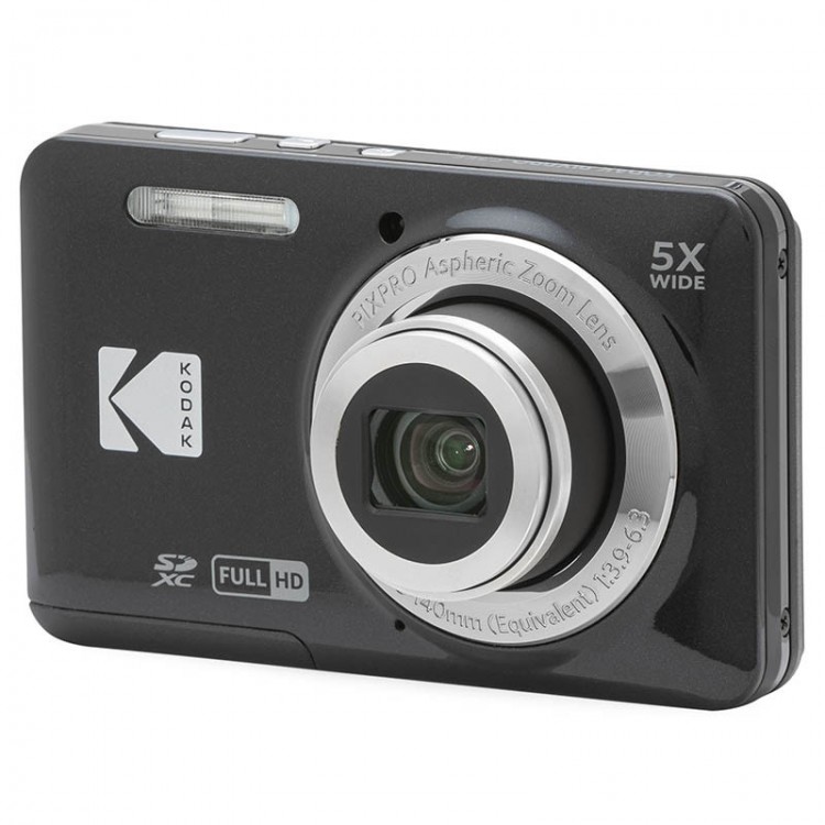 Aparat Foto Kodak PixPro FZ55, 16 MP, Zoom 5X, Vlogging, Full HD – 1080p, Negru