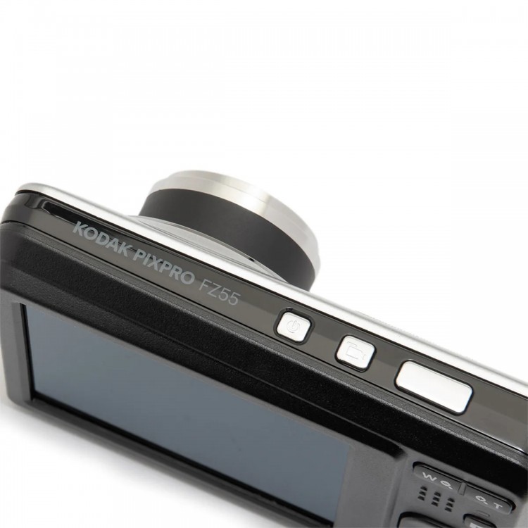Aparat Foto Kodak PixPro FZ55, 16 MP, Zoom 5X, Vlogging, Full HD – 1080p, Silver