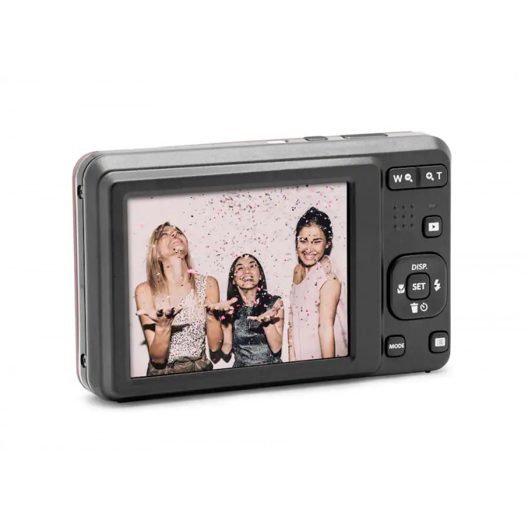 Aparat Foto Kodak PixPro FZ55, 16 MP, Zoom 5X, Vlogging, Full HD – 1080p, Roz