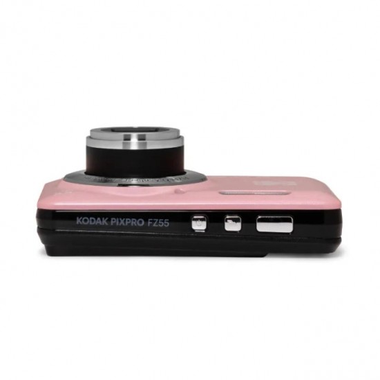 Aparat Foto Kodak PixPro FZ55, 16 MP, Zoom 5X, Vlogging, Full HD – 1080p, Roz